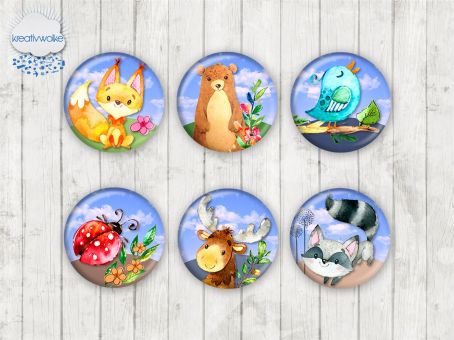 Motiv-Cabochons 1869 12mm (12 Stk)
